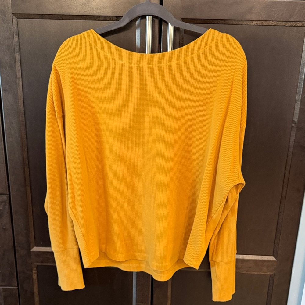 Anthropologie Mustard Knit Sweater